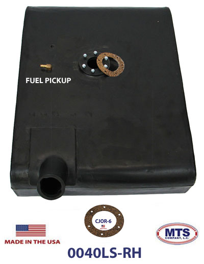 0040LS-RH 1961-1965 Jeep CJ Fuel Tank